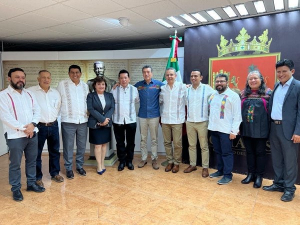 Congresistas y autoridades de Oaxaca visitan Chiapas para dar seguimiento a caso Chimalapas