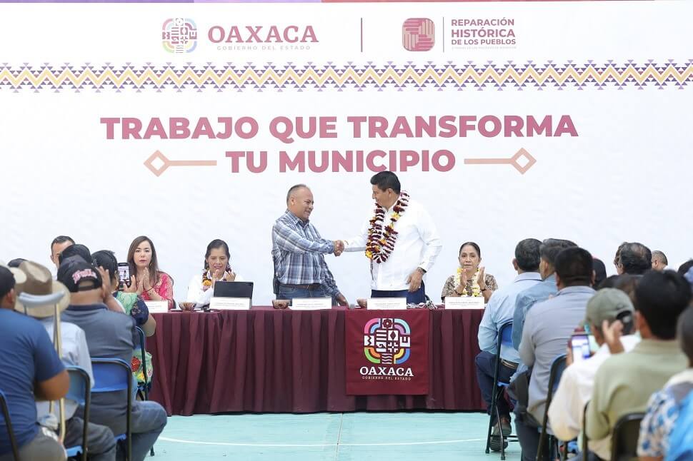 Lleva Salomón Jara a San Dionisio Ocotepec la estrategia Trabajo que transforma tu municipio