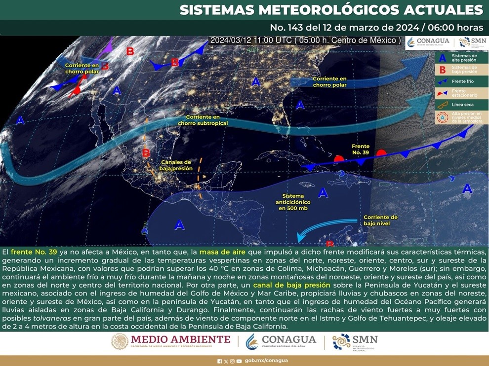 Este martes continuarán las altas temperaturas y tolvaneras en Oaxaca