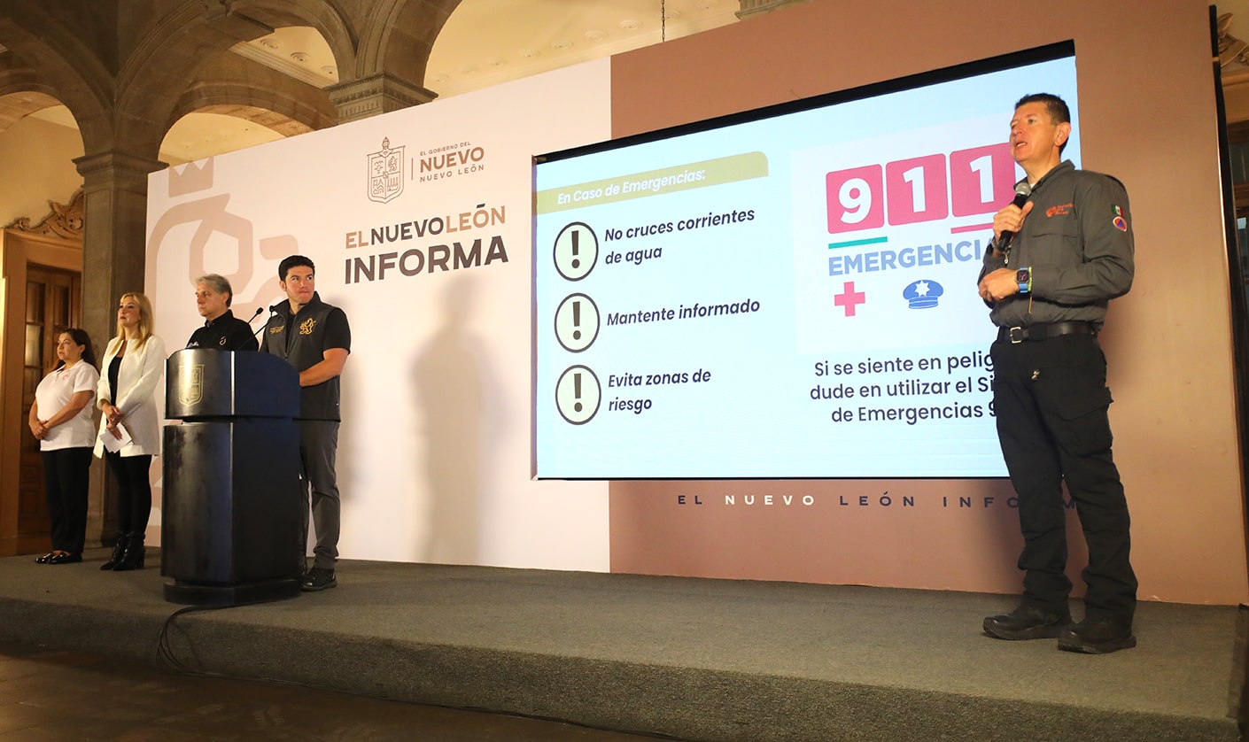 Despliega Estado operativo interinstitucional ante paso de Tormenta Tropical «Alberto»