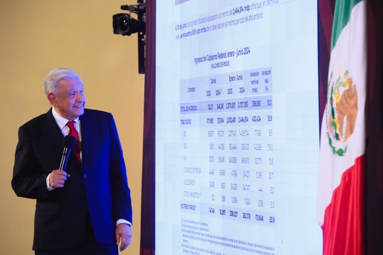 Presidente llama a cerrar filas con la futura presidenta, Claudia Sheinbaum; primera etapa de la 4T dejará finanzas sanas