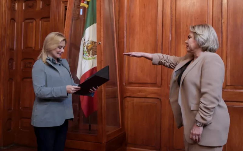 Designa Maru Campos a Adriana Terrazas como representante del Gobierno del Estado en la Ciudad de México