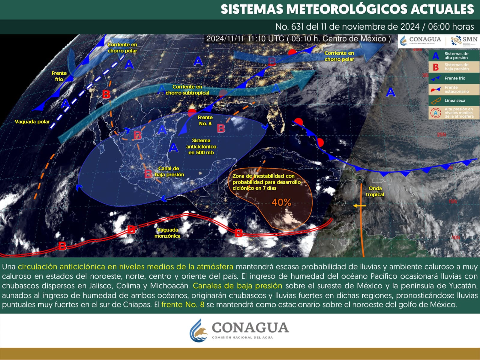 Se prevé tiempo estable para este inicio de semana en Oaxaca