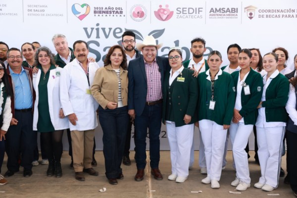 Gobernador David Monreal pone en marcha en Zacatecas las Jornadas de Salud Escolar “Vive Saludable, Vive Feliz”
