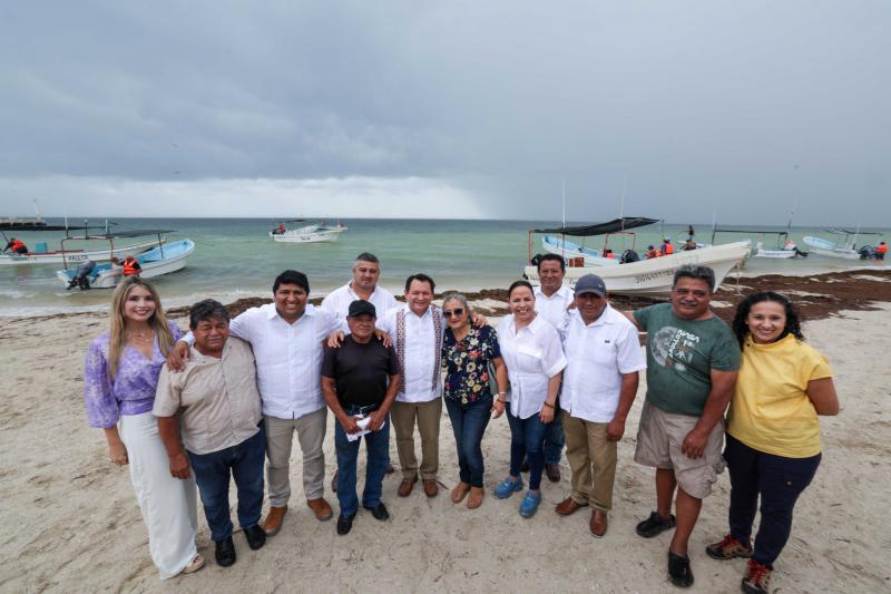 Más seguridad en altamar para pescadoras y pescadores de Telchac Puerto