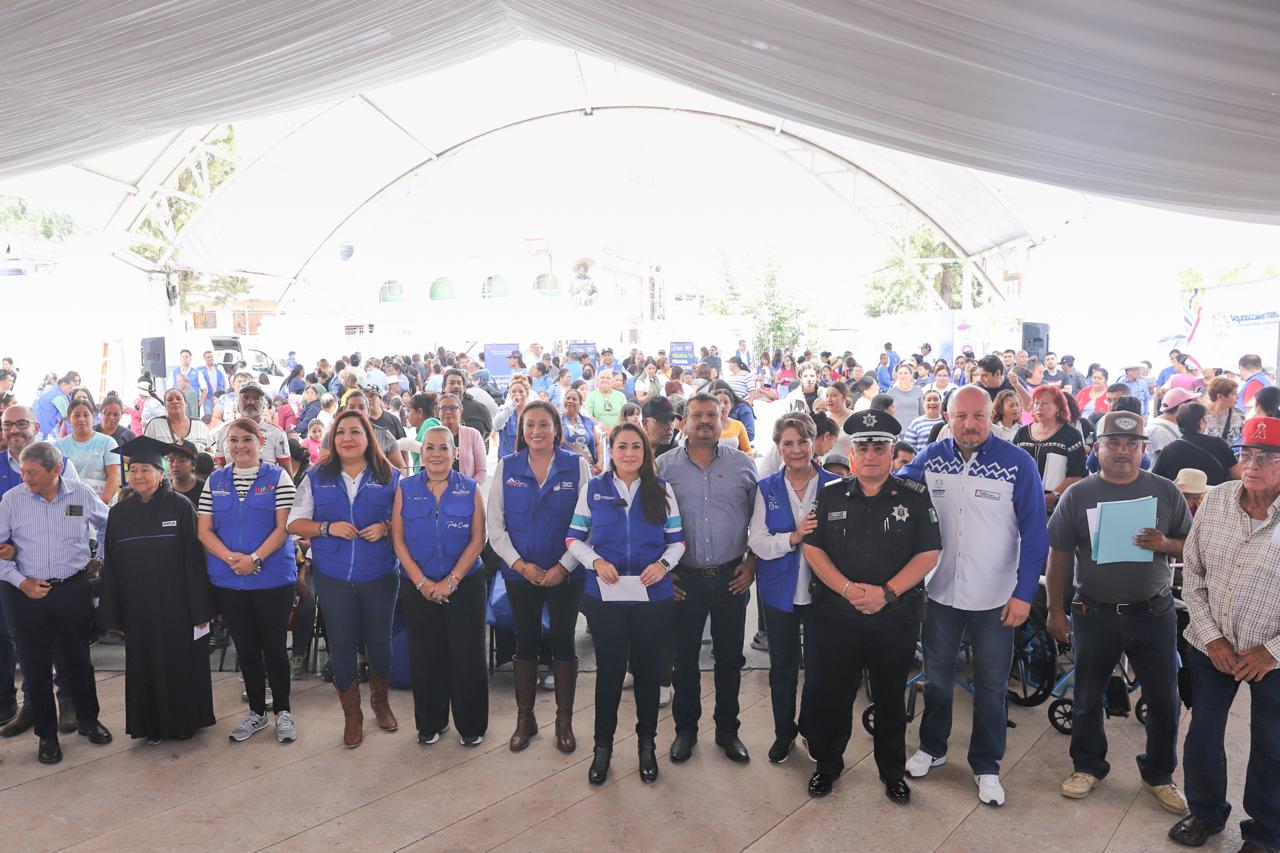 TERE JIMÉNEZ ACERCA APOYOS Y SERVICIOS ESTATALES A FAMILIAS DE PABELLÓN DE ARTEAGA