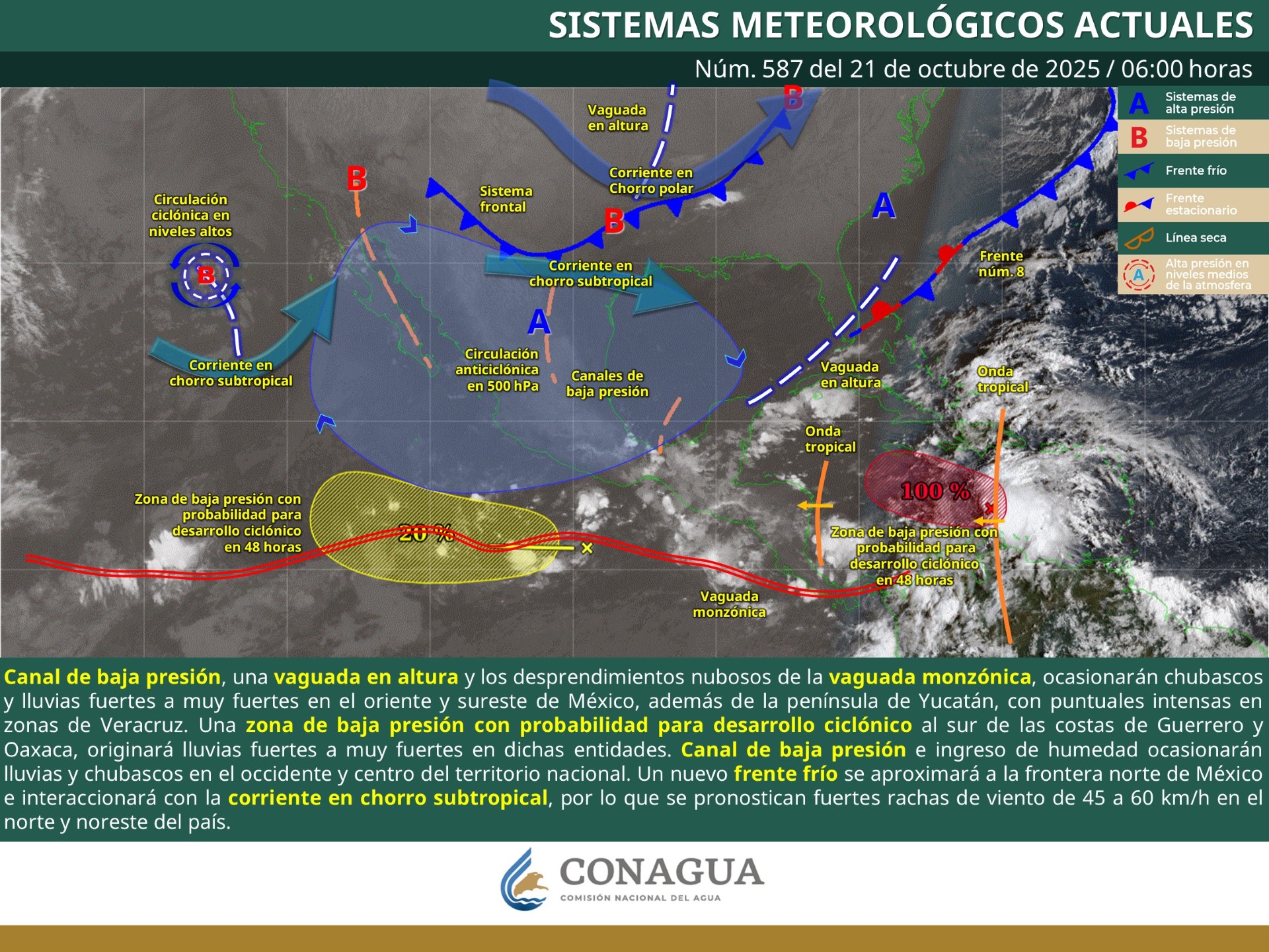 Prevén lluvias con chubascos aislados en Oaxaca