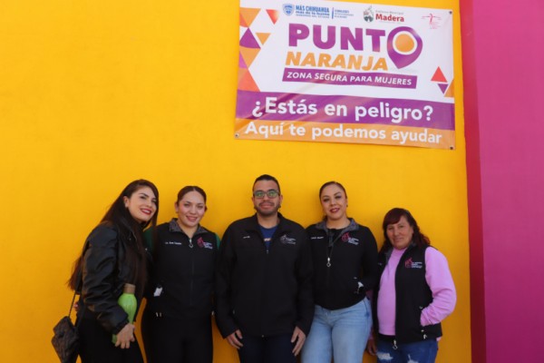 Habilita ICHMujeres nuevo “Punto Naranja” en ciudad Madera