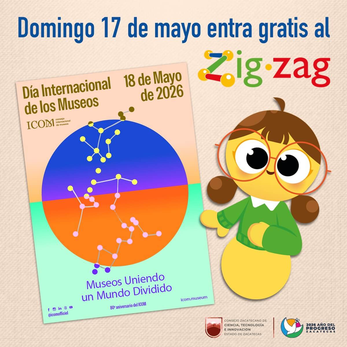 Abrirá Zigzag sus puertas el domingo 17 de mayo, con entrada gratuita