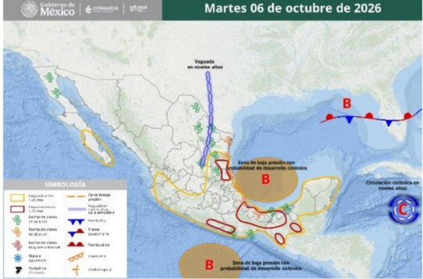 Persistirán lluvias intensas en diversas regiones de Oaxaca