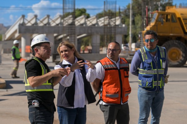 Maru Campos supervisa obras viales de gran alcance que mejorarán la movilidad de miles de familias