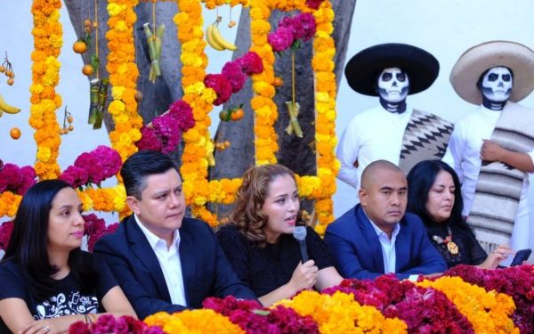 decoración de fachadas que dará alegría y color a estas fiestas vistiendo de gala a la ciudad de Oaxaca,