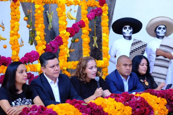 decoración de fachadas que dará alegría y color a estas fiestas vistiendo de gala a la ciudad de Oaxaca,