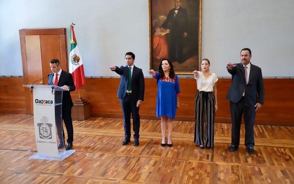 Con nombramientos de nuevos titulares en el gabinete, Alejandro Murat fortalece y consolida el proyecto de Gobierno
