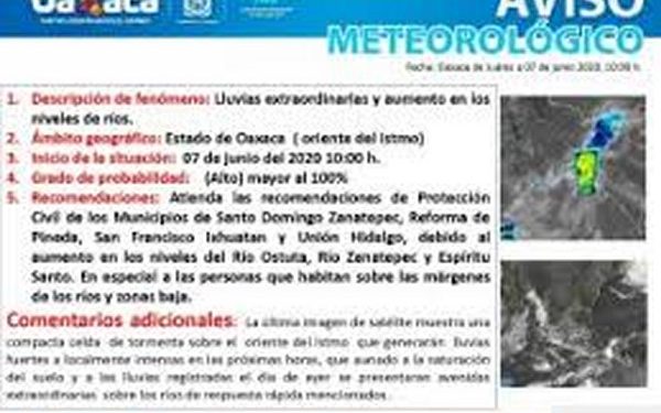 sobre todo en la región del Istmo de Tehuantepec.
