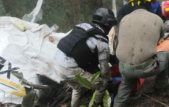 punto donde se tuvo rastro por última vez de la aeronave.
