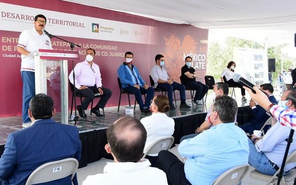 el esfuerzo de los tres órdenes de gobierno contribuye a cambiarle el rostro a Ciudad Juárez.