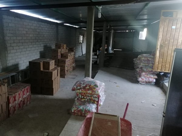 ·         Se aseguraron bolsas de detergente y cajas de detergente líquido en una bodega ubicada en Santa Cruz Río Salinas.