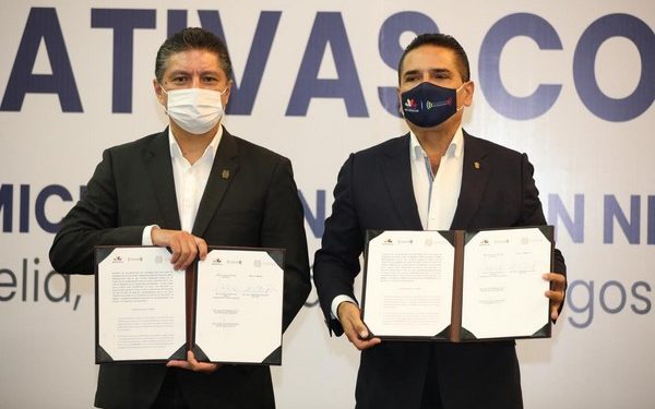Signa Gobierno del Estado carta de colaboración con la UMSNH