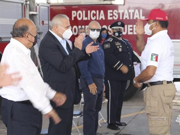 - Fue develada una escultura en la Estación Valsequillo.