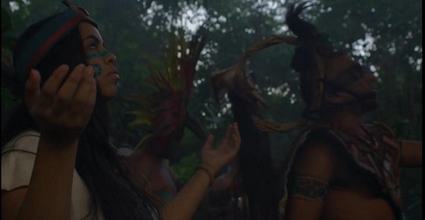 cultura ancestral, se mostró en una representación de danzas prehispánicas en la hacienda Jesús María
