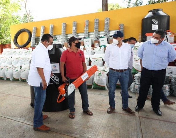 "Peso a Peso" para beneficiar a un total de 13,846 productores del campo de todo el estado a través de una inversión de 103 millones de pesos.
