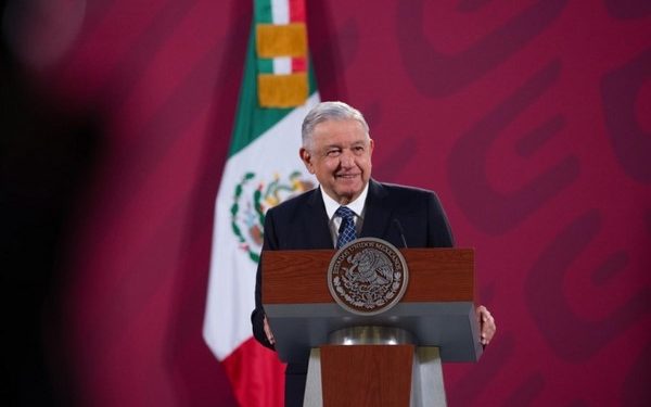 El presidente Andrés Manuel López Obrador encabezó la presentación del Informe Anual del Sistema Nacional de Protección Civil.