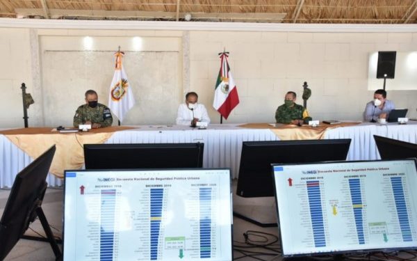 • Evalúa gobernador Astudillo y Mesa para Construcción de la Paz acciones de seguridad en Acapulco