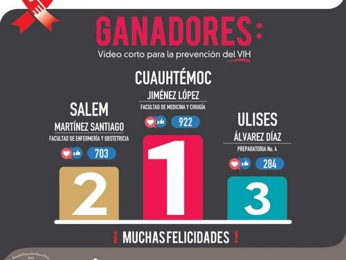 Primer Concurso de “Video corto para la prevención del VIH”.