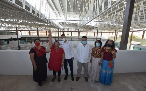En Salina Cruz, el gobernador Alejandro Murat supervisó los avances del Proyecto Interoceánico,
