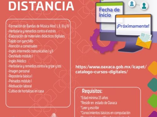 segundo año consecutivo los cursos a distancia 2021 con un catálogo de 39 de ellos.