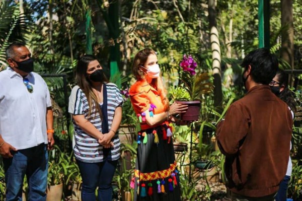 , visitaron el orquideario del Instituto Tecnológico del Valle de Oaxaca,