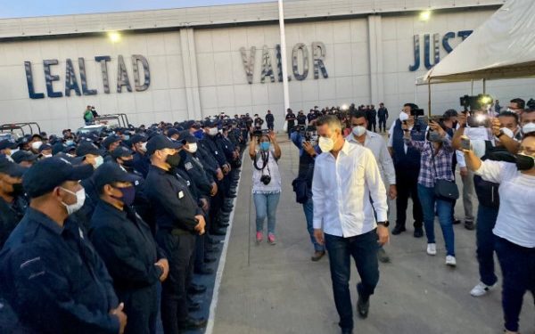 Por instrucciones del gobernador Alejandro Murat se dio respuesta y atención al 100% del pliego petitorio de las y los elementos