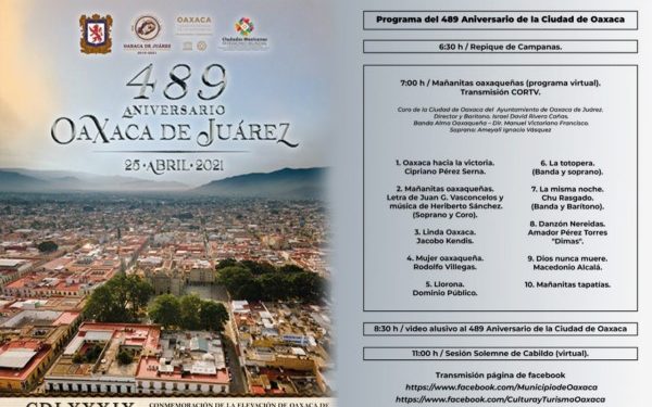 a través de la Dirección de Cultura y Turismo, ha preparado un programa virtual para la ocasión.