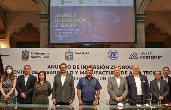 ,.-Anuncia ZF Group el establecimiento de una planta en el municipio de Guadalupe.