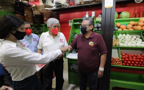 Comerciantes apoyan la propuesta del candidato de Redes Sociales Progresistas a la alcaldía capitalina
