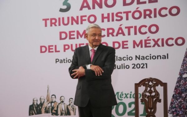 López Obrador aseguró que el pueblo de México aprueba la labor del gobierno federal.