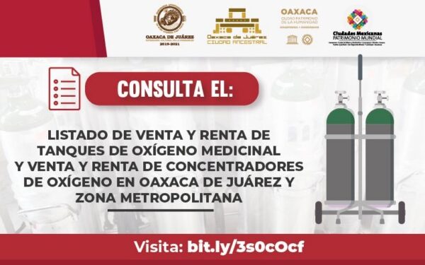 14 proveedores en Oaxaca de Juárez y la zona metropolitana; puede consultarse en bit.ly/3s0cOcf .