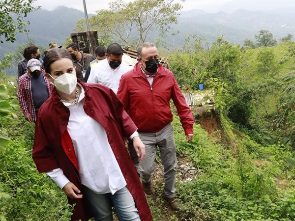 - La titular de Gobernación informó que 43 personas son atendidas en el refugio temporal de Tlaola