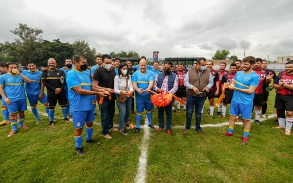 como parte del programa de renovación de infraestructura deportiva en los municipios.
