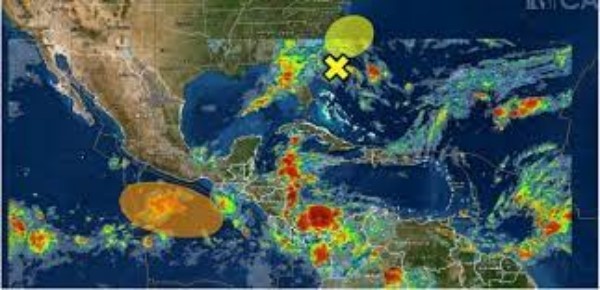 Se estiman lluvias fuertes a intensas, asociadas con actividad eléctrica en Cuenca del Papaloapan, Sierra Norte, Istmo, Sierra Mazateca y algunos sectores de la Mixteca