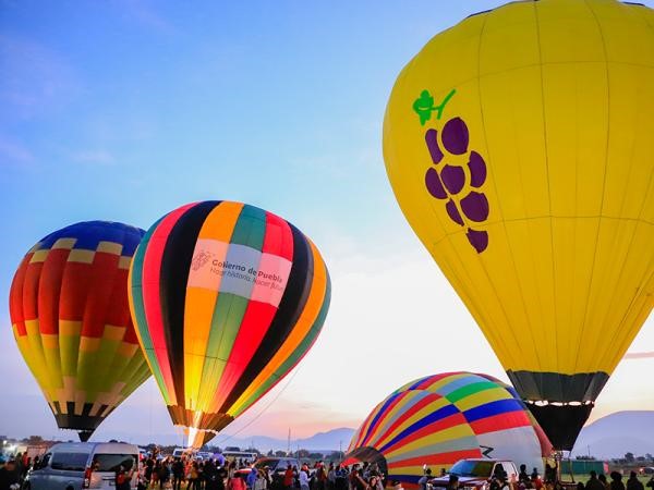 - Fueron 25 globos aerostáticos los que despegaron del aeródromo de Atlixco