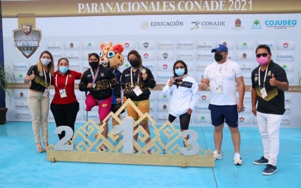 ·         El equipo de cuatro paradeportistas acumuló un total de 19 preseas en los tres días que duró la paranatación     