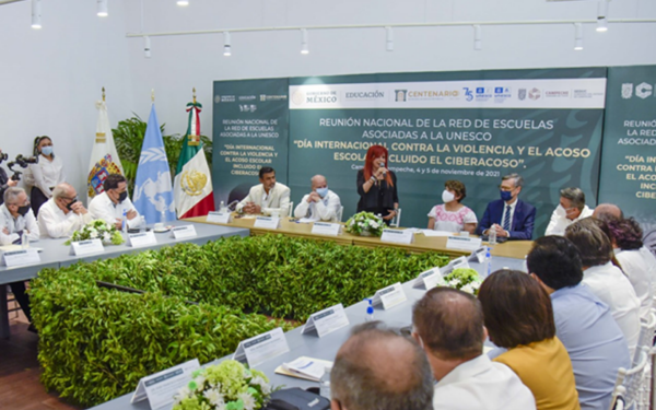 ...Asiste Gobernadora a la inauguración de la Reunión Nacional de la Red de Escuelas Asociadas de la UNESCO