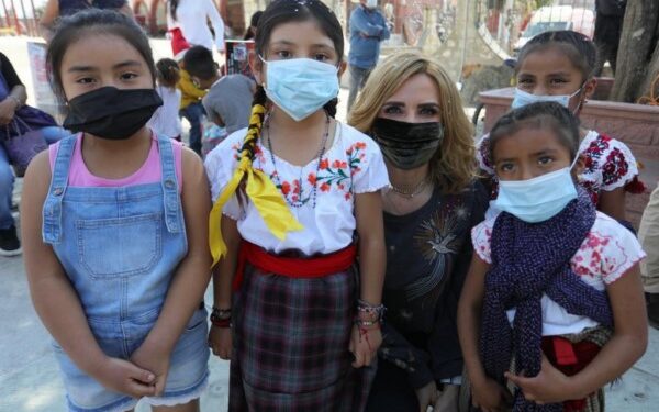 ambiente de magia, diversión e inclusión, en compañía de las familias del municipio de Santa Inés Yatzeche, en la región de los Valles Centrales.