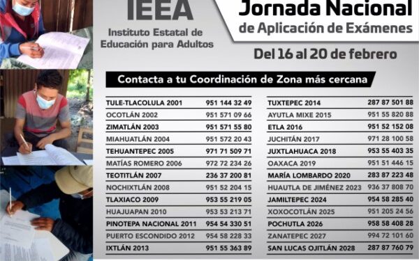 Aplicación de Exámenes de este año, que se efectuará del miércoles 16 al domingo 20 de febrero, cuyo servicio es gratuito.