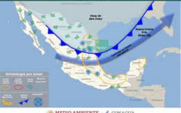 ·         El frente frío No.29 avanza durante este sábado, sobre el norte y noreste de México y por la noche sobre el oriente y sureste