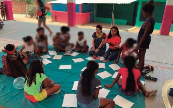     A través de juegos y cuentos aprendieron sobre sus derechos y la prevención