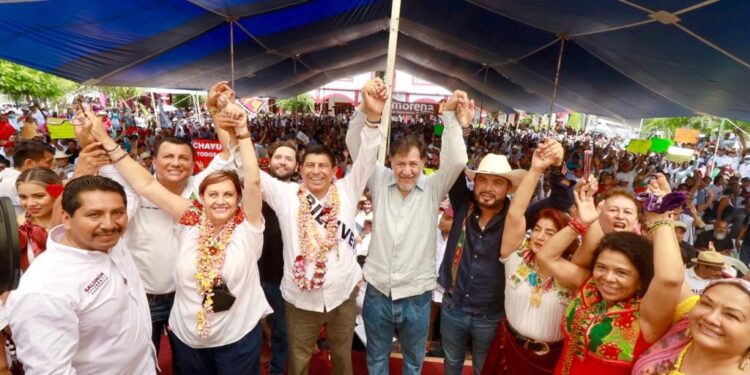 En Pinotepa votarán por Salomón Jara, es la hora del pueblo, aseguran.