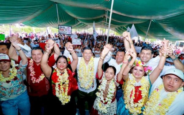 Se prevé voto masivo para Morena en Juchitán, no les voy a fallar dice Salomón Jara.